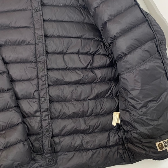 Bape Black Puffer Jacket L/XL - Picture 5 of 7